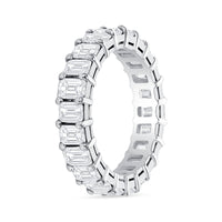 Emerald Cut Diamond Eternity Band (4.5 TCW)
