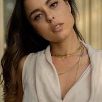 Baguette & Round Diamond Illusion Necklace