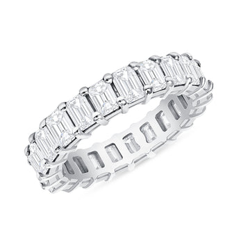 Emerald Cut Diamond Eternity Band (8.0 TCW)