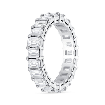 Emerald Cut Diamond Eternity Band (4.5 TCW)