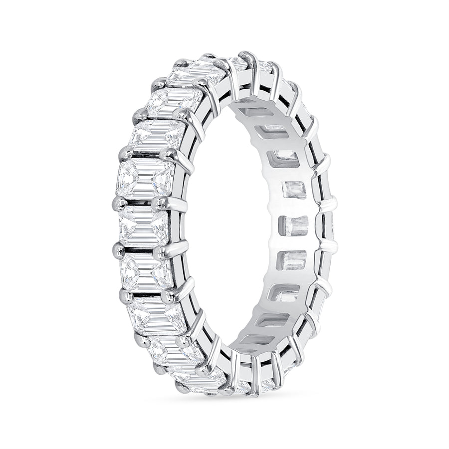 Emerald Cut Diamond Eternity Band (4.5 TCW)